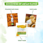 MAMAEARTH Ubtan Oil-Free Face Moisturizer for Radiant Skin | Enriched with Saffron & Turmeric | Long-Lasting Hydration & Non-Sticky Moisturization | 2.71 Fl Oz (80ml)