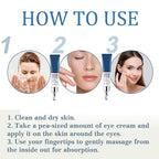 Peptide Depuffing Eye Serum, Himeye Peptide Eye Serum, Men's Caffeine Eye Serum, Men's Collagen Anti-Aging Eye Cream for Wrinkles, 0.5 Ounce (Pack of 2)