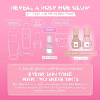 Glow Recipe Hue Drops Tinted Face Serum - Illuminating Glow Drops to Brighten & Hydrate - Skincare Makeup Primer & Liquid Highlighter to Blur Pores for a Radiant, Even Skin Tone - Rosy Glow (40ml)