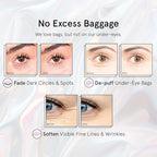 grace & stella Peptide Under Eye Patches with Niacinamide & Rice Extract - Firming Eye Masks for Dark Circles and Puffiness - Gel Mask for Firmer-Looking Skin - Vegan, Cruelty-Free (White, 48 Pairs)