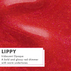 Olive & June Quick Dry Nail Polish | Instant, Fast-Drying, Smudgeproof Color | 15-free, Vegan, Cruelty-Free Formula | Lasts up to 5 Days | Salon-Quality Manicure at Home | Lippy | Shimmering Red