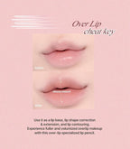 Heart Percent Dote On Mood Lip Pencil, Long-Lasting Creamy Lip Crayon Smooth Color Liner Retractable Lipstick Pencil 0.8g, #03. Oat Beige