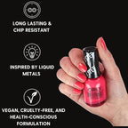 Orly Melting Point Nail Polish Collection | Golden Pink Shimmer | Long-Wearing, Full Coverage Formula with Gripper Cap | Vegan & Cruelty-Free (The Floor Is Lava)