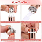 【Generation 3】Facial Hair Remover Replacement Heads for Finishing Touch Flawless Facial Hair Remover, Replacement Blades for Finishing Touch Flawless Gen 3 Hair Removal, 4 Pack