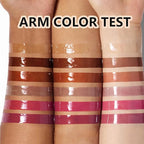 Super Lustrous Lip Oil, Non-Sticky, Hydrating, Hypoallergenic, Waterproof, High Shine Finish (03# Honey Nude)
