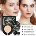 Air Cushion CC Cream Mushroom Head Foundation, Moisturizing Concealer (Ivory)