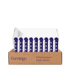 Flamingo Dermaplane Blades Refills, Face Razors for Women, Smooth Skin, 9 Count