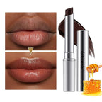 Honey Lipstick Tinted Lip Balm - Sheer Hydrating Lipstick for All Skin Tones - Moisturizing Lip Color, Nourishing Lip Balm with a Hint of Natural Black Cherry Tint
