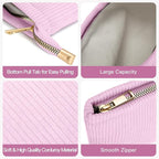 3 pieces makeup bag cosmetic