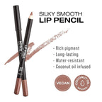 KISS New York Professional Slim Lip Pencil, Creamy Soft Lip Liner, Smooth Long-Lasting Rich Lip Color, Natural Lip Makeup, Water-Resistant Lip Crayon (Nude)