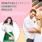 Personalized initial letter patch makeup