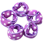 Bememo 40 Pieces Soft Curlers Hair Rollers Pillow Rollers for Hair Satin Sponge Curlers to Sleep in Overnight Heatless No Heat for Long Short Foam Rag Large Styling Tools(Purple)