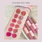 KWOLYKIM 2 In 1 Double Mirror And Matte Lip Gloss, Hydrating Lip Gloss with Essential oil, Liquid Shine Glossy Lip Tint, Hydrated & Fuller-looking Lips, Long-Lasting Sweet Lip Glaze