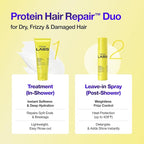 Protein Capsule Hair Repair Treatment, 3-Minute Keratin Hair Mask & Deep Conditioner for Damaged, Repair & Strengthen, Instant Detangling, Anti-Frizz, Low-pH, Fine-Hair Safe, 6.76 fl oz