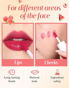 Lip Tint Stain Set, Lip Stain Long Lasting Lightweight Waterproof, Transfer-Proof, Non-sticky, Lip Makeup Matte Finish