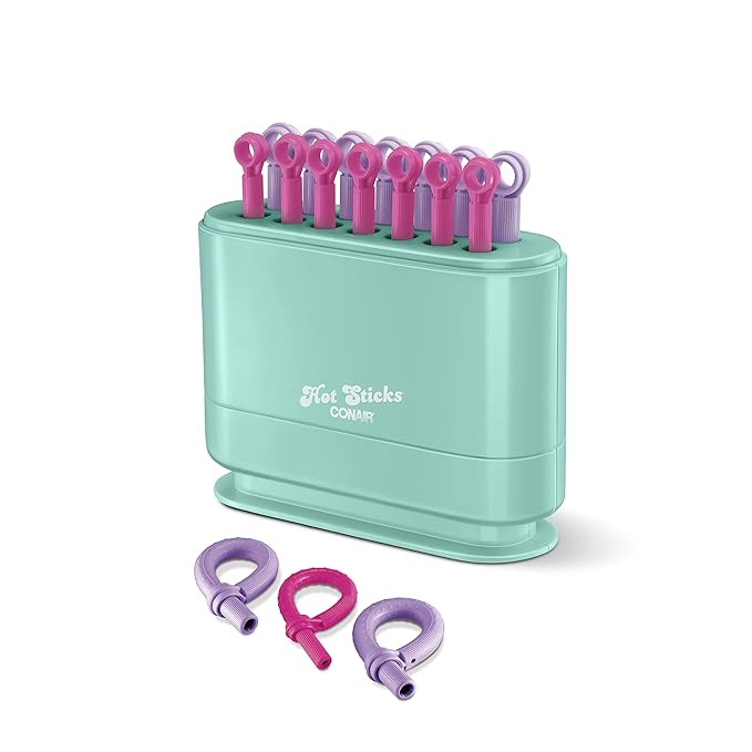 Conair Silicone Hot Rollers for Long, Medium, and All Hair - Hair Curler - No Hair Roller Clips Needed