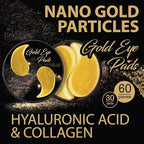 Under Eye Mask Patches Collagen, Gold Eye Patches for Puffy Eyes, 24K Gold Eye Mask, Under Eye Gel Pads, Eye Masks for Dark Circles, Puffiness Treatment Eye Masks Skincare