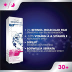 GEROVITAL RETINOL Anti-Wrinkle Eye Contour Cream with Retinol, Sepilift, and Vitamins A and E, Prevents and Reduces Wrinkles, 15 mililiters