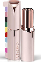 Facial Hair Removal for Women | Electric Razor Device Small Mustache Dermaplaning Remover Tools Tweezers Epilator Trimmer Face Dermaplane Shavers Beauty Gadgets Set Accessories by VISOFO (Agate)