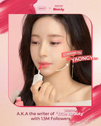 AMTS Webtoon True Beauty - 01 Some Love | Pink Lip Tint Stain | High Pigment Liquid Waterful Shine Non-Sticky Long-Wearing Long-Lasting | True Beauty Cute Pink Makeup