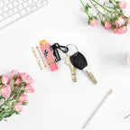 6 Pack Compact Clip-On Chapstick Holder Premium Release Clip Neoprene Sleeve Lip Balm with Clip Fits Most Standard Lip Balm (Colored Whale)