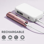 Facial Hair Remover for Women,Painless Hair Shaver Rechargeable with LED Light, Flawless Lady Face Electric Razor,The Great Female Mustache Removal (Rose Pink (with 1 Replacement Heads))