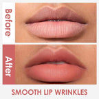 Hydrating Lip Serum Cream, Longlasting Moisturizing, Lightweight Lip Gloss, Semi-Matte Lipstick with Vitamin E, Crithmum Maritimum Essential oil, C204