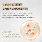 Rejuvenating Wrinkle Firming Spot Cream with Peptides | Anti-Aging Peptide Eye Cream, Korean Skin Care (0.7 fl.oz, 20ml)