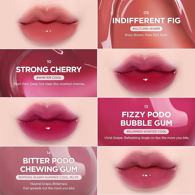 lilybyred Bloody Liar Coating Tint | Korean Glossy Lip Stain, Vivid & Juicy Color, Syrupy Shine, Moisturizing, Long-Lasting & Smudge-Proof, Non-Sticky, Lightweight, 0.14 oz. (13 Fizzy Podo)
