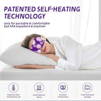 Steam Eye Mask Self Heating Moist Eye Compress Disposable SPA Warm Eye Mask 10 Packs for Dry Eyes, Eye Fatigue, Stress Relief, Soothing Headache Travel Trouble Sleeping(Lavender)