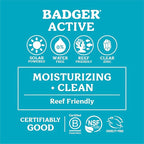 Badger Mineral Sunscreen Cream SPF 30, Zinc Oxide Sun Care, 98% Organic, Reef Safe, Water Resistant, Unscented Face and Body Sunscreen Travel Size, 2.9 fl oz