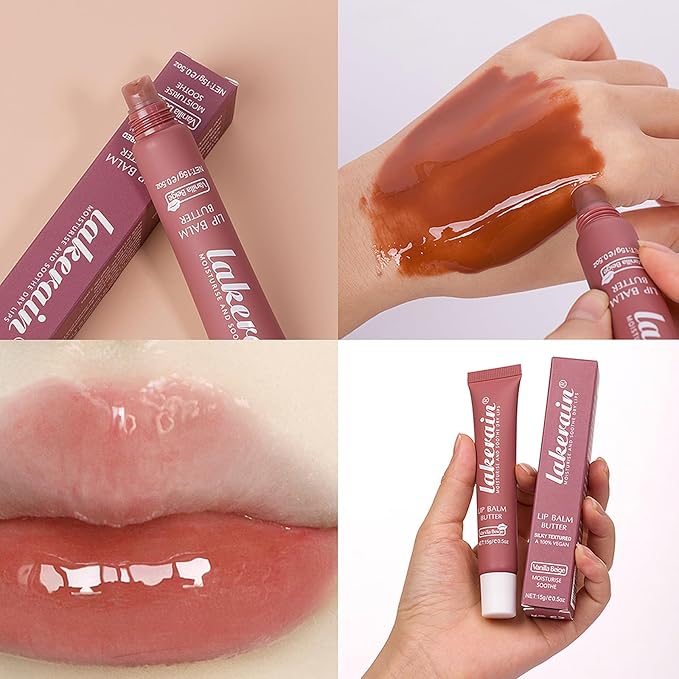 Lip Butter Balm, Day/Night Hydrating Lip Beige