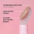 Forget the Filler Lip Plumping Line Smoothing Gloss - Candy Sky - Premium Volumizing Lip Gloss with Natural Ingredients Designed to Plump, Firm, and Hydrate Lips 0.11 oz