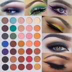 35 Colors Eyeshadow Palette with 7Pcs