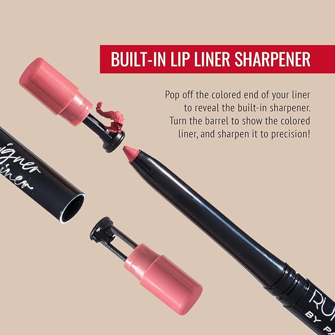 Runway Rogue Designer Liner Lip Pencil, Matte Crimson Lip