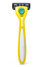 Preserve Shave 5 Five Blade Refillable Razor, Made from Recycled Materials, Sunshine Yellow