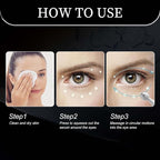 Eye Cream for Puffiness and Bags Under Eyes, Under Eye Cream for Dark Circles, Eye Roller for Puffy Eyes, Caffeine Eye Serum with 360°Massage Ball Reduce Wrinkles and Fine Lines