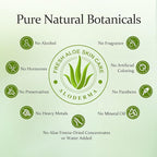 Aloderma Brightening Facial Cream - Made with 69% Organic Aloe Vera - Natural Skin Brightening Squalane & Niacinamide for Flawless Complexion, 1.7oz