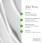 Advanced Clinicals Aloe Vera Lotion Skin Care Relief Cream | Vitamin E Infused Hyaluronic Acid Moisturizer & Vitamin C Body Lotion For Women & Men Helps Improve Look Of Extremely Dry Skin, 16 Ounce