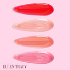 Enchante Ellen Tracy Lip Gloss Collection, Shimmery Lip Glosses for Women and Girls, Long Lasting Lip Gloss Set with Rich Varied Colors, Bold to Neutral (5 Pieces)