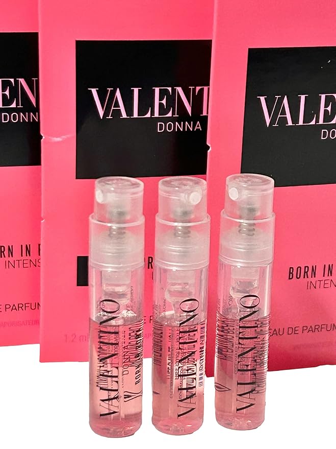 Valentino Born in Roma INTENSE EDP Sample WOMEN Spray Partially filled Mini SMALL Perfume SET OF 3