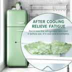 Jade Eye Mask 100% Natural Real Jade Stone Reusable Eye Mask for Hot & Cold Anti Aging，Headache and Migraine Relief Jade Mask for Women Men