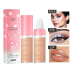 3 Colors Polvo De Hadas Highlighter Powder Stick Body Glow