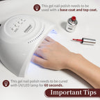 JODSONE Red Gel Nail Polish 1Pcs 15ml Soak Off U V LED Gel Polish Nail Art Design Manicure Salon DIY At Home