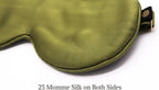 Premium 25 Momme Mulberry Silk Eye Mask for Sleeping (Jungle)