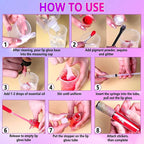 JCOOS Lip Gloss Making Kit, Lip Gloss Set for Teens Kids Tweens Girls Woman Lip Kit Fun DIY Lipgloss Making Kit, Make Your Own Lip Gloss Kit, Moisturizing Glitter Kids Gifts Stuff for Girls 10-12