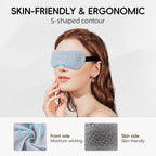 Graphene heated eye mask -