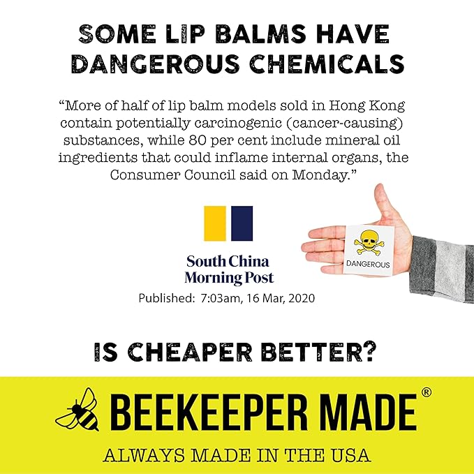 Natural Cherry Lip Balm Bulk, Unlabeled Labels
