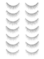 False Lashes Natural Look Wispy Eyelashes 13MM Eye Lash Pack for Daily C Curl Natural Lashes 7 Pair Siligli