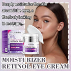 Moisturizer Retinol Eye Cream for Men & Women,Gentle Daily Face Retinol Cream,Long-lasting Day and Night Hydrating Eye Cream for Dark Circles,Puffiness and Bags Under Eyes